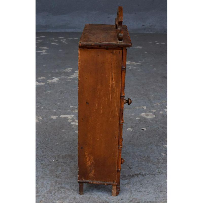 1900's Bamboo Style Pichpin Wardrobe For Sale 1