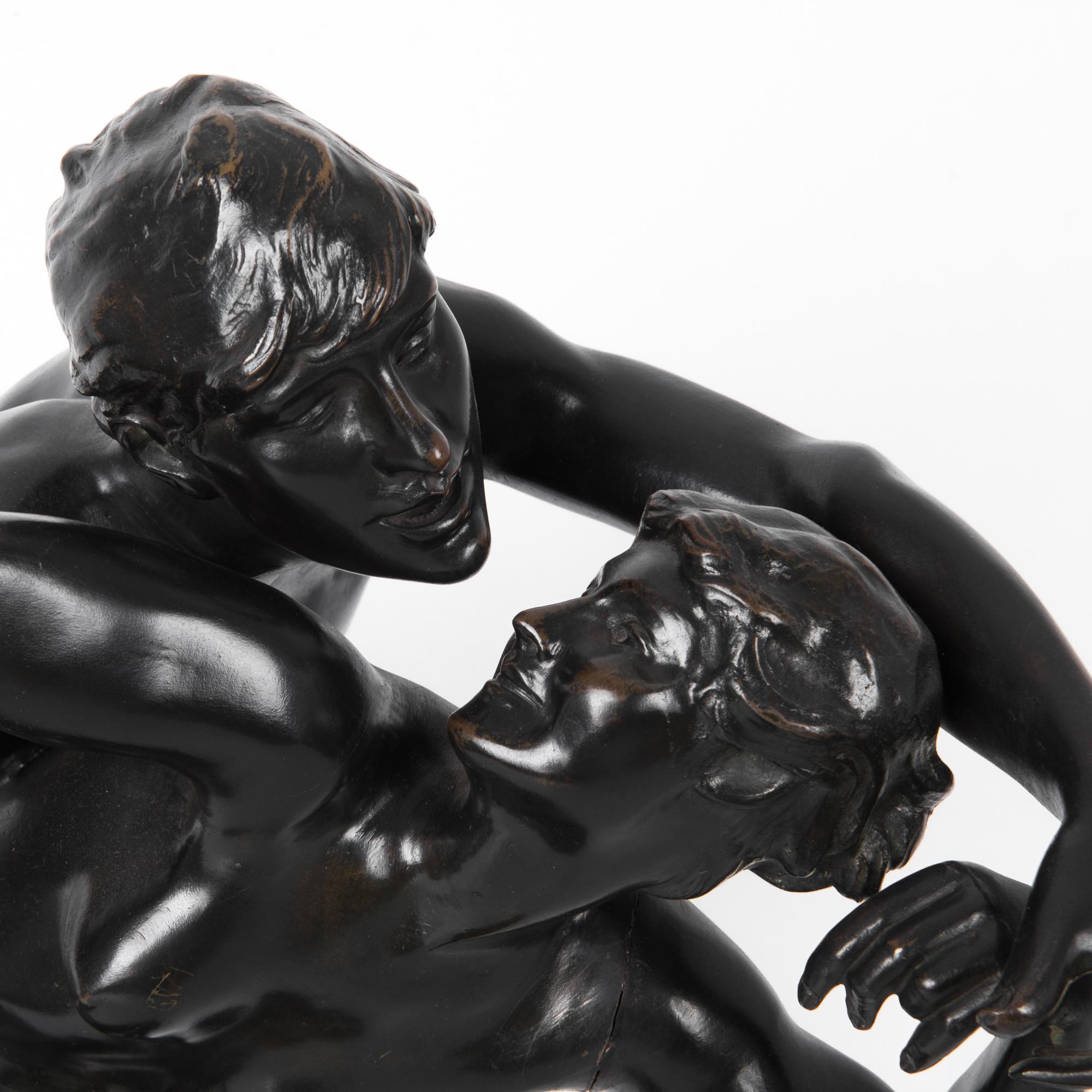 20th Century 1900s Belgian Bronze Sculpture of 