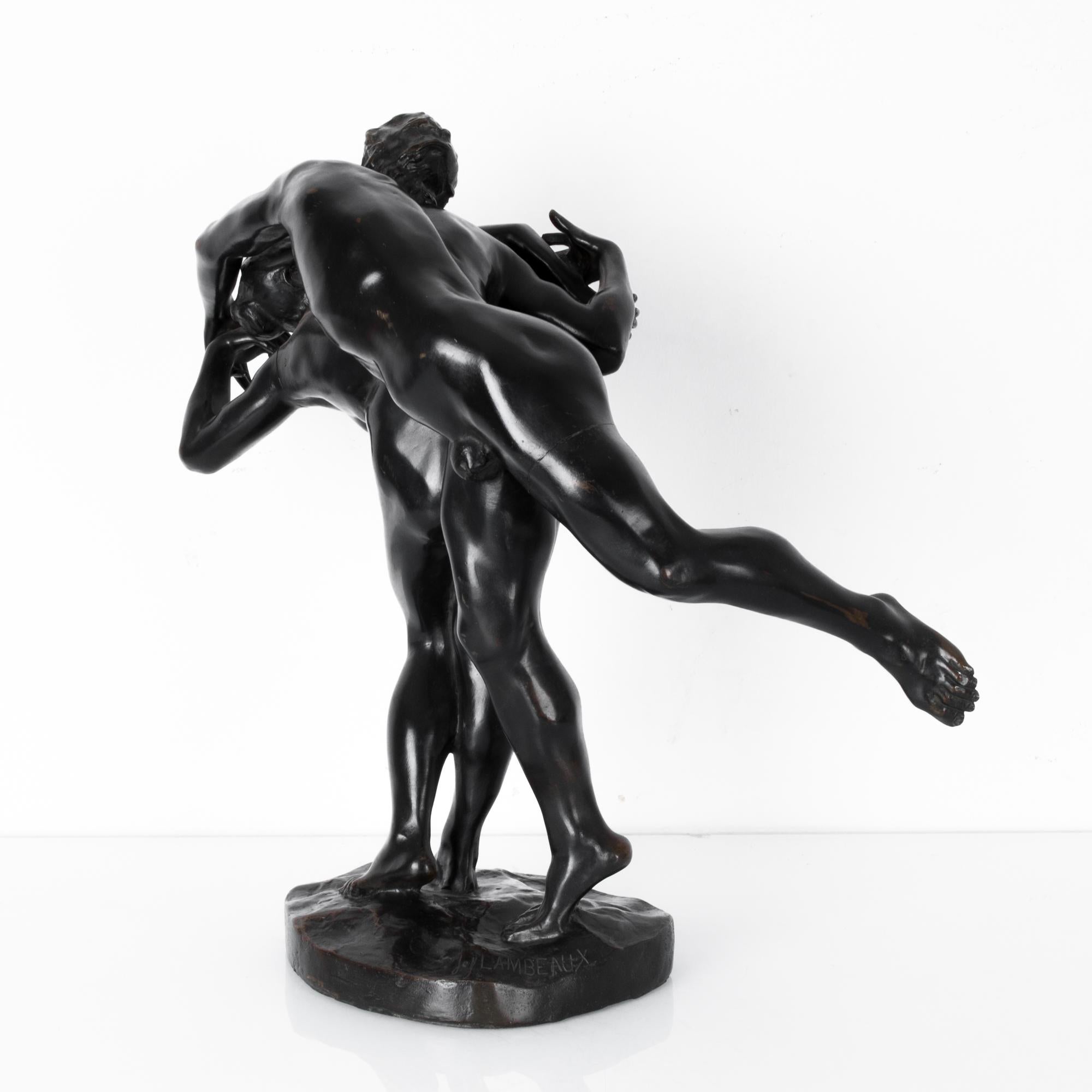 1900s Belgian Bronze Sculpture of 