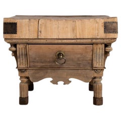 1900s Belgian Butchers Block