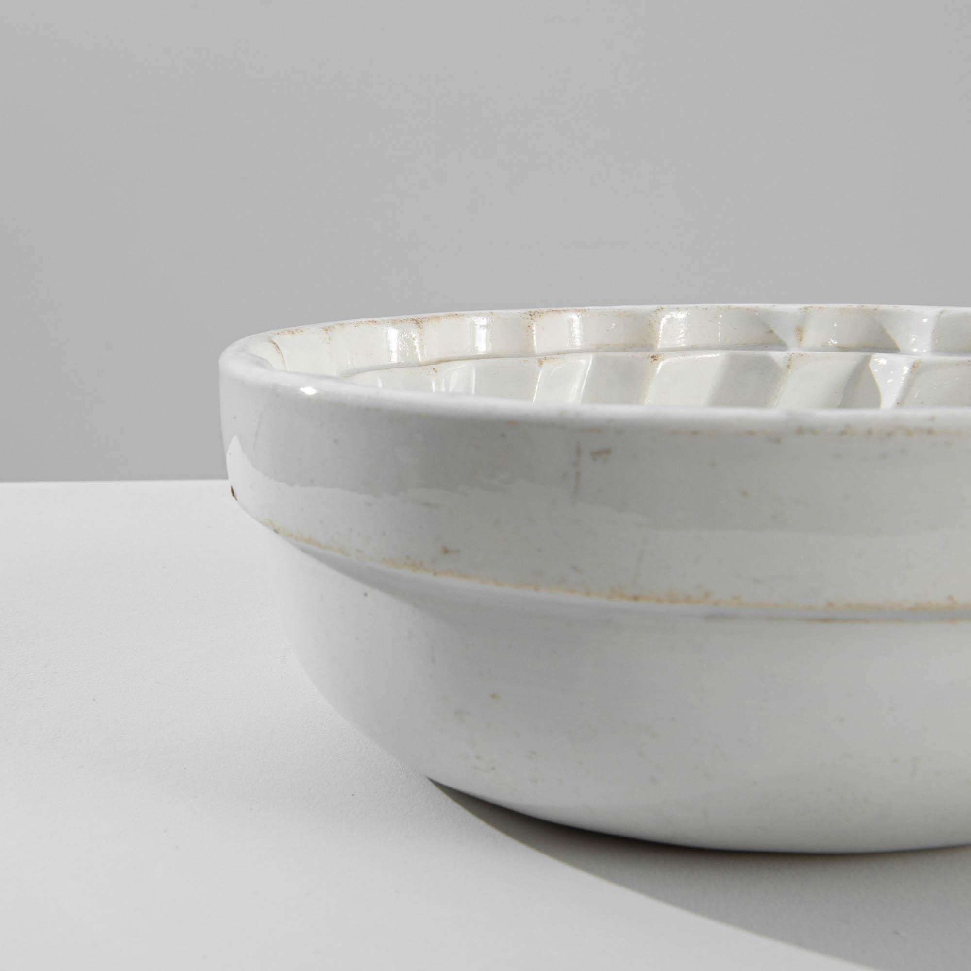 1900s Belgian Ceramic Bowl For Sale 3