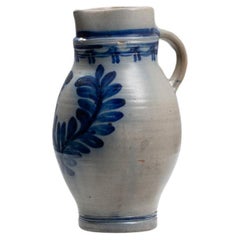 1900s Belgian Ceramic Jug