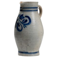 1900s Belgian Ceramic Jug