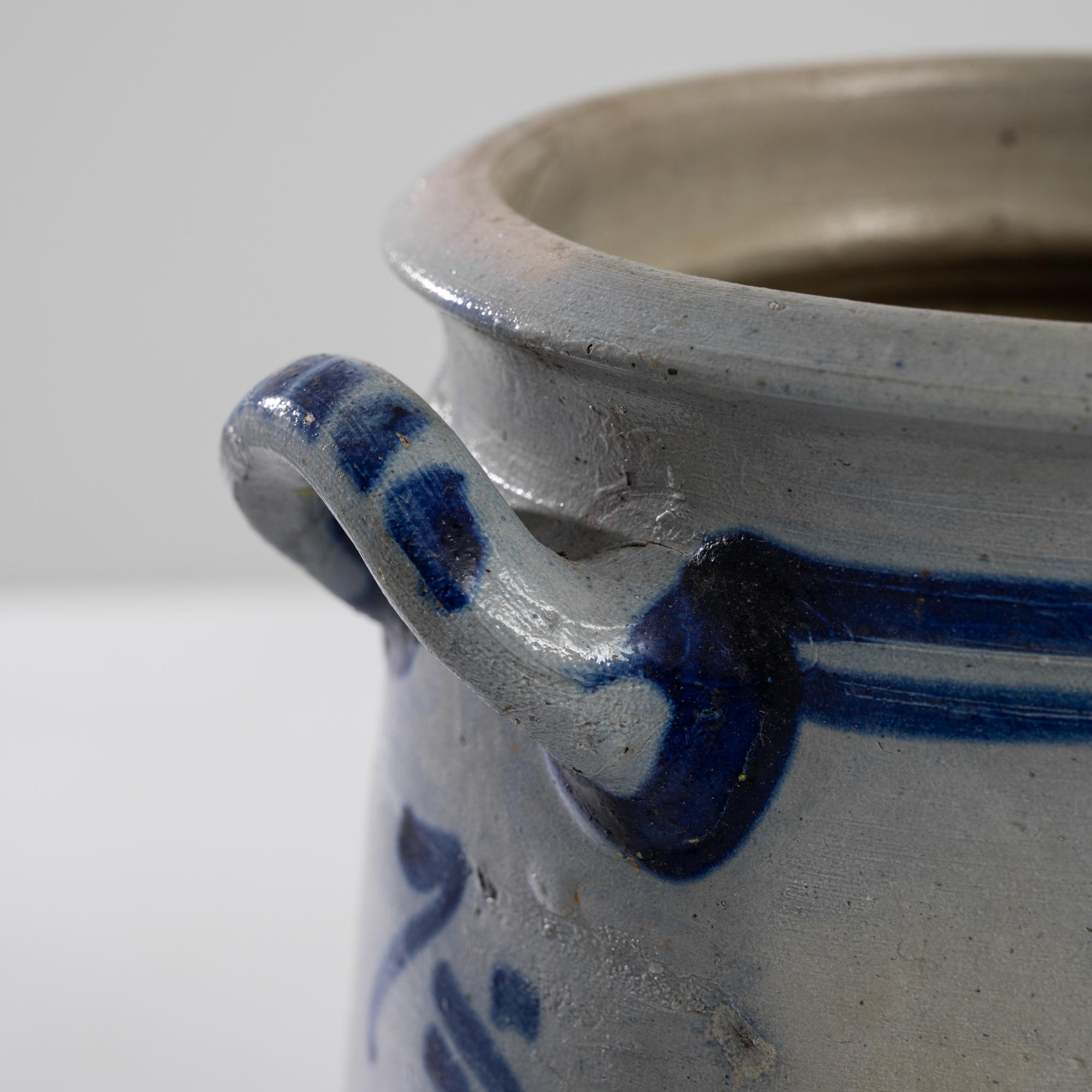 1900er Belgischer Keramiktopf im Zustand „Gut“ im Angebot in High Point, NC