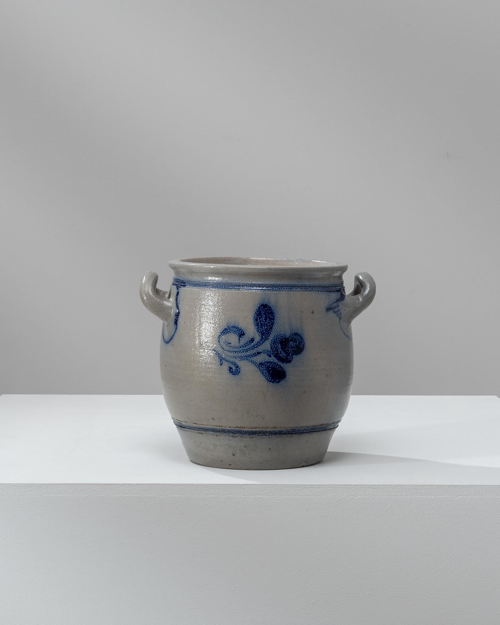 20th Century 1900s Belgian Ceramic Pot For Sale