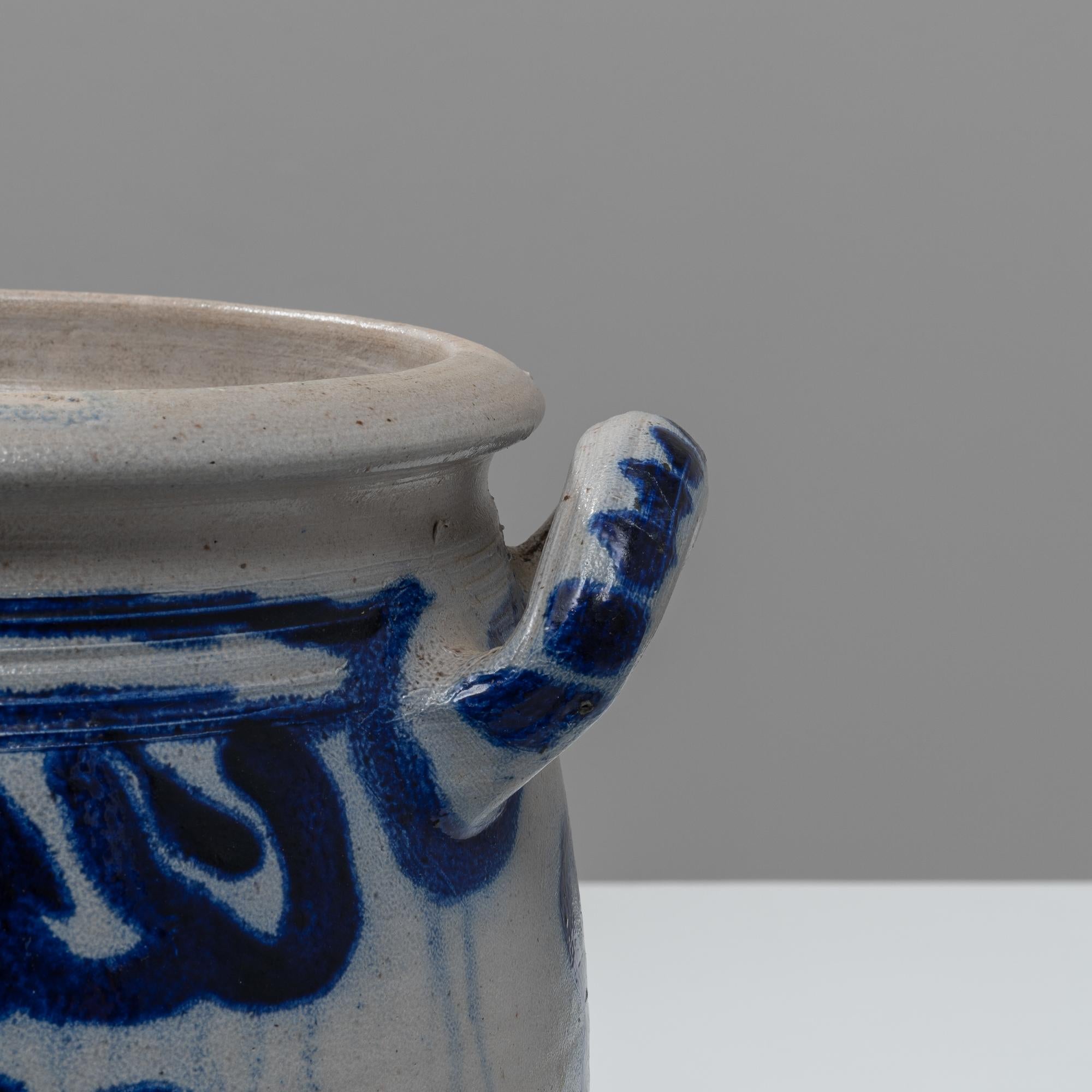 20th Century 1900s Belgian Ceramic Pot For Sale