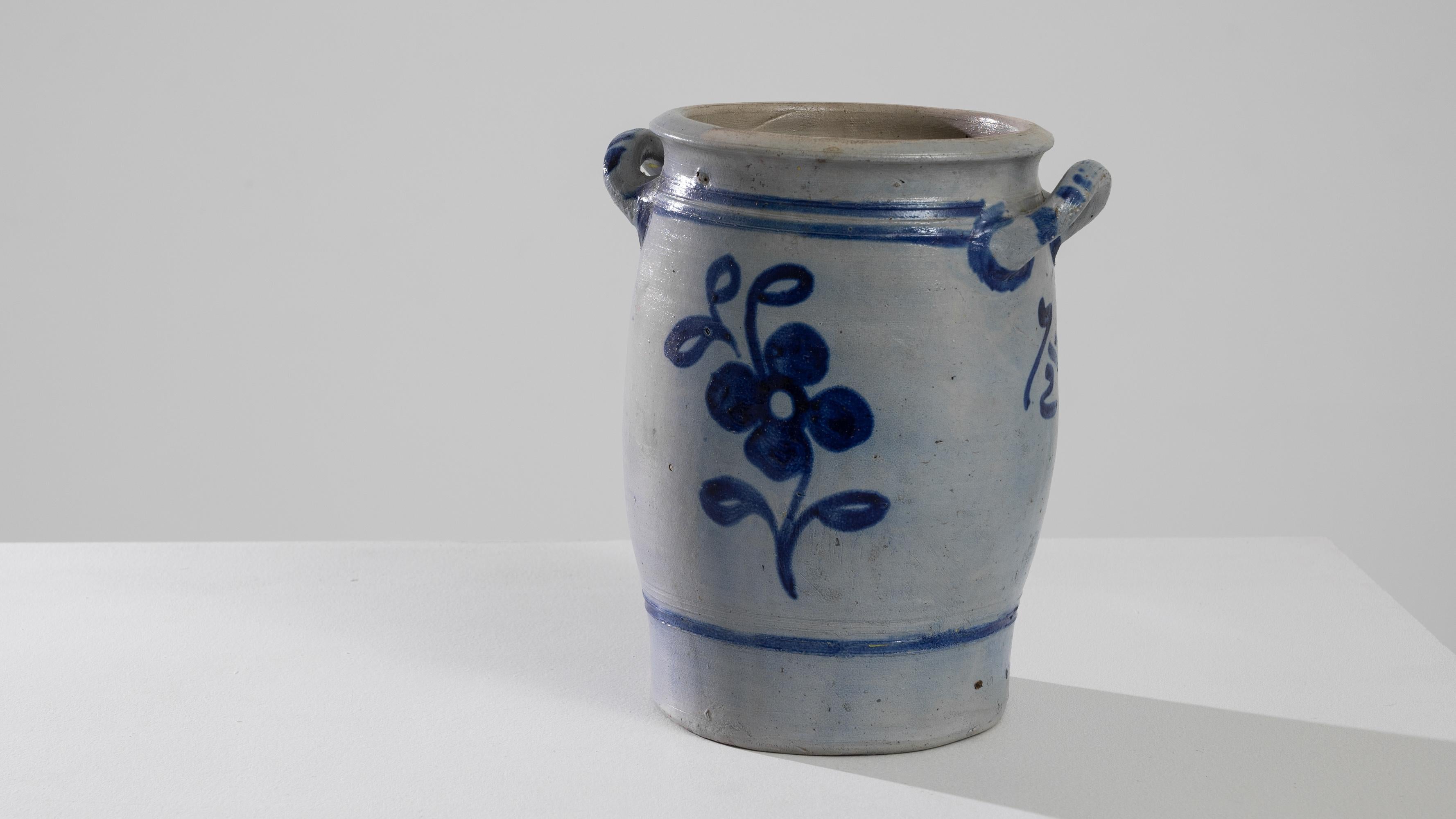 1900er Belgischer Keramiktopf im Angebot 2