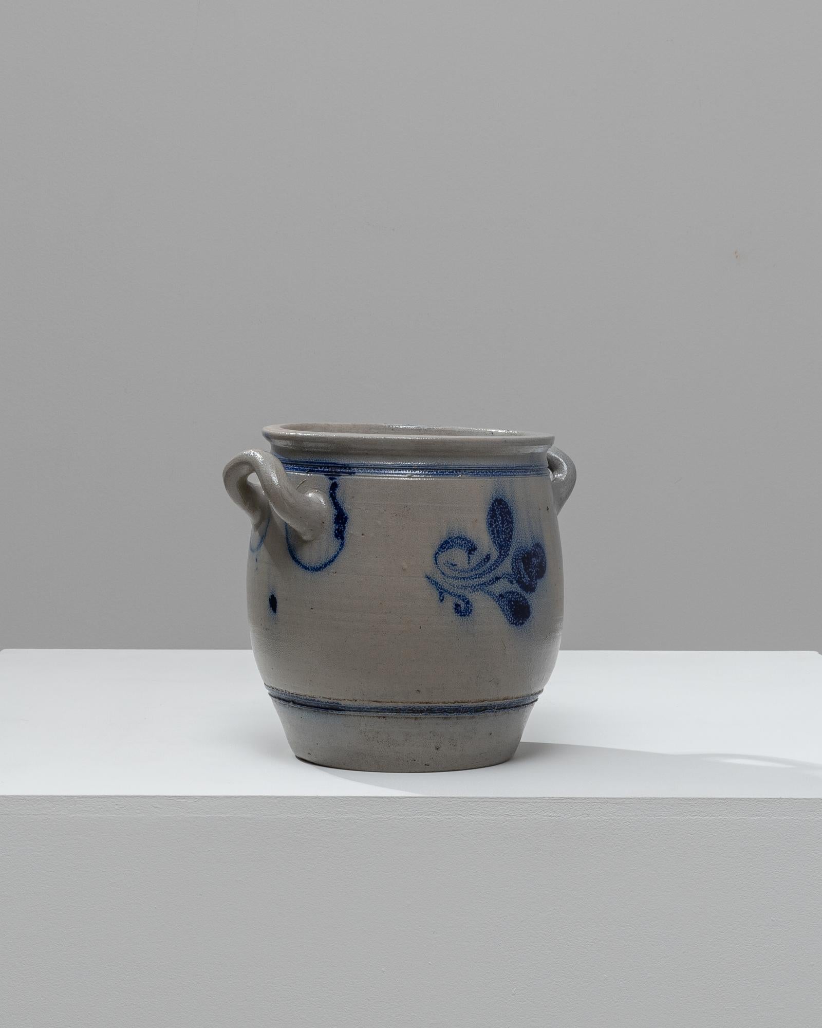 1900s Belgian Ceramic Pot For Sale 3