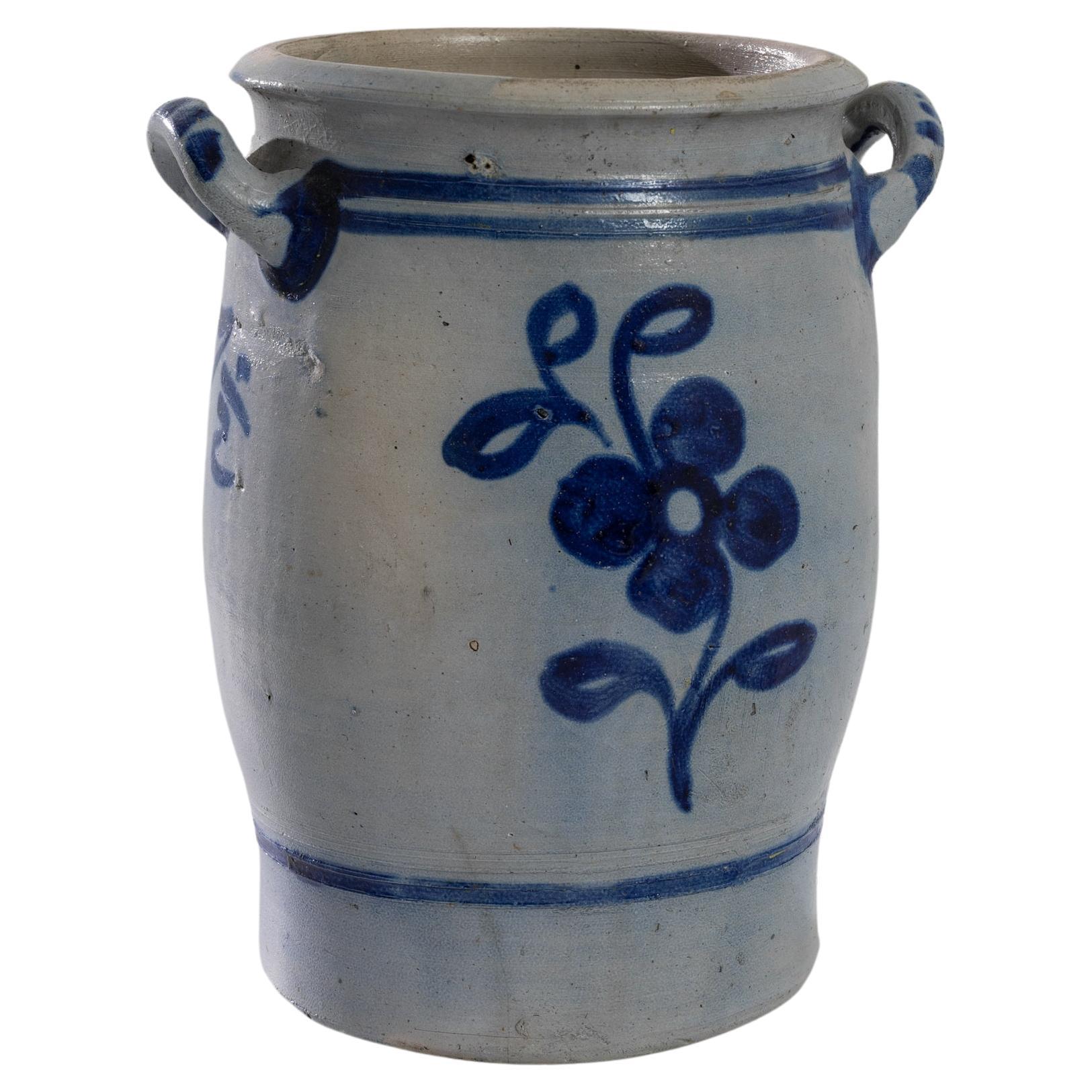 1900er Belgischer Keramiktopf im Angebot