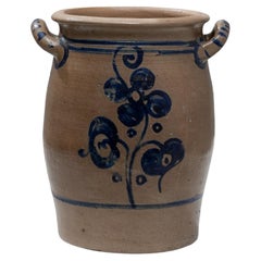 Antique 1900s Belgian Ceramic Pot
