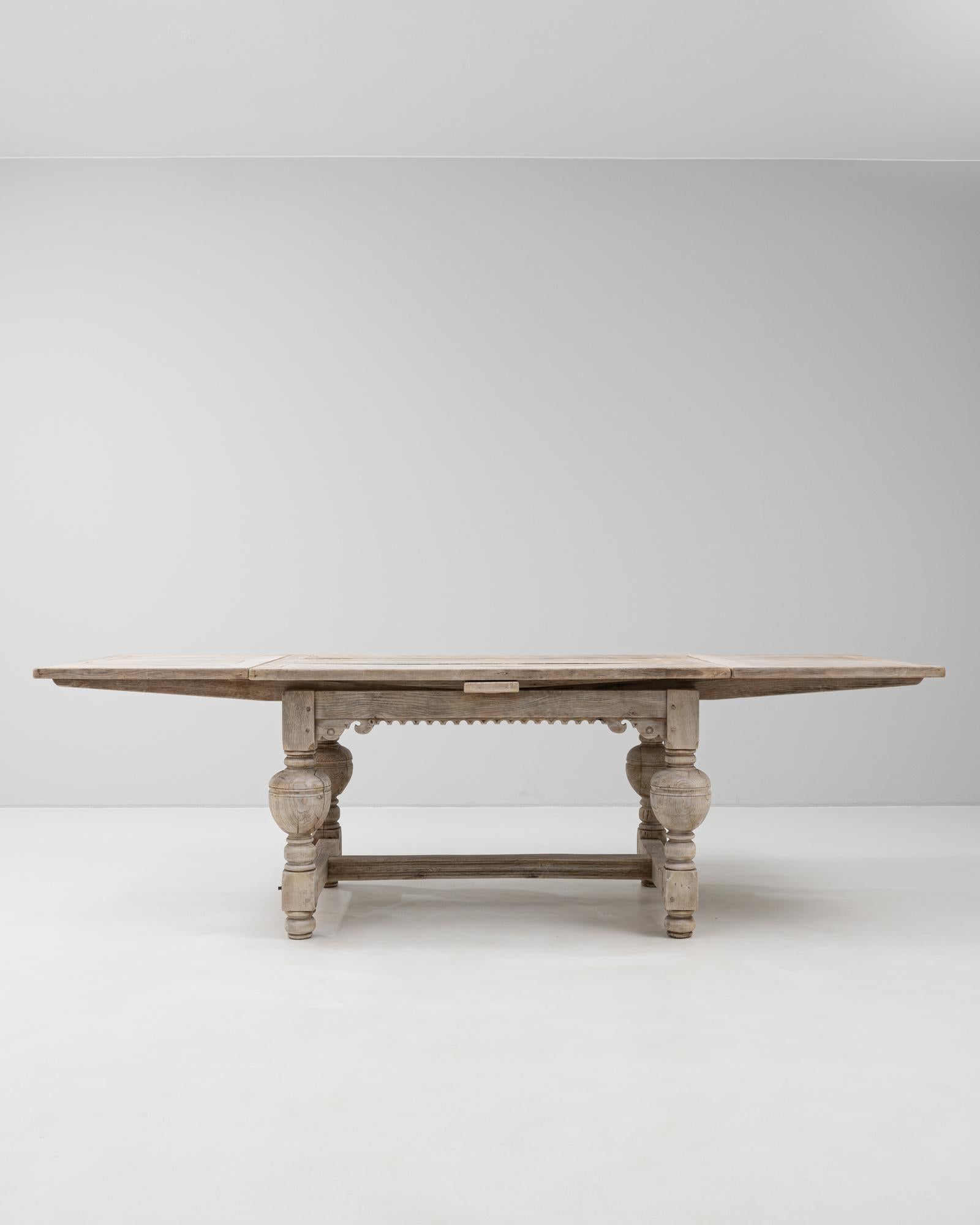1900s Belgian Folding Table In Good Condition For Sale In High Point, NC