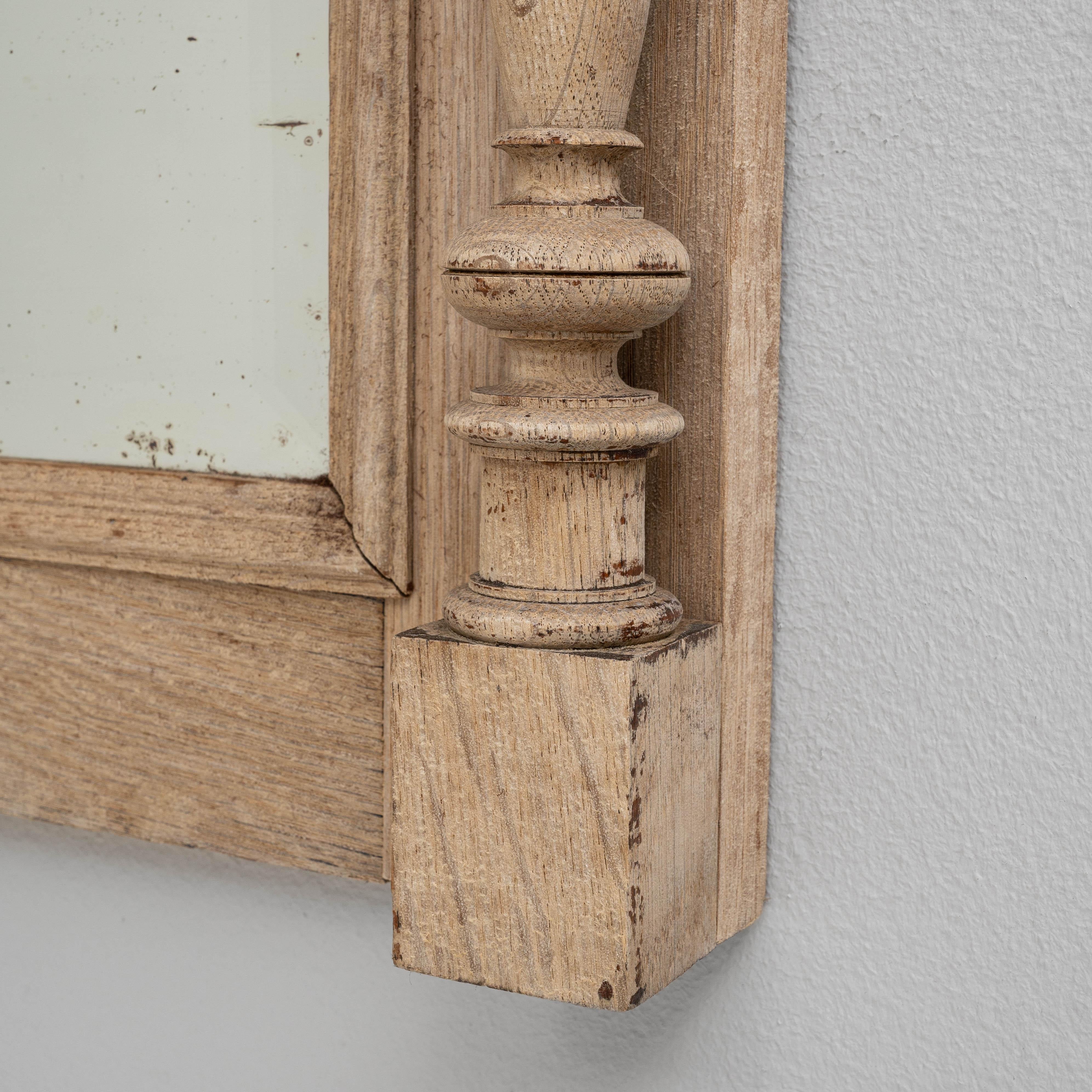 Espejo de roble belga de 1900 en venta 4