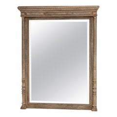 Antique 1900s Belgian Oak Mirror