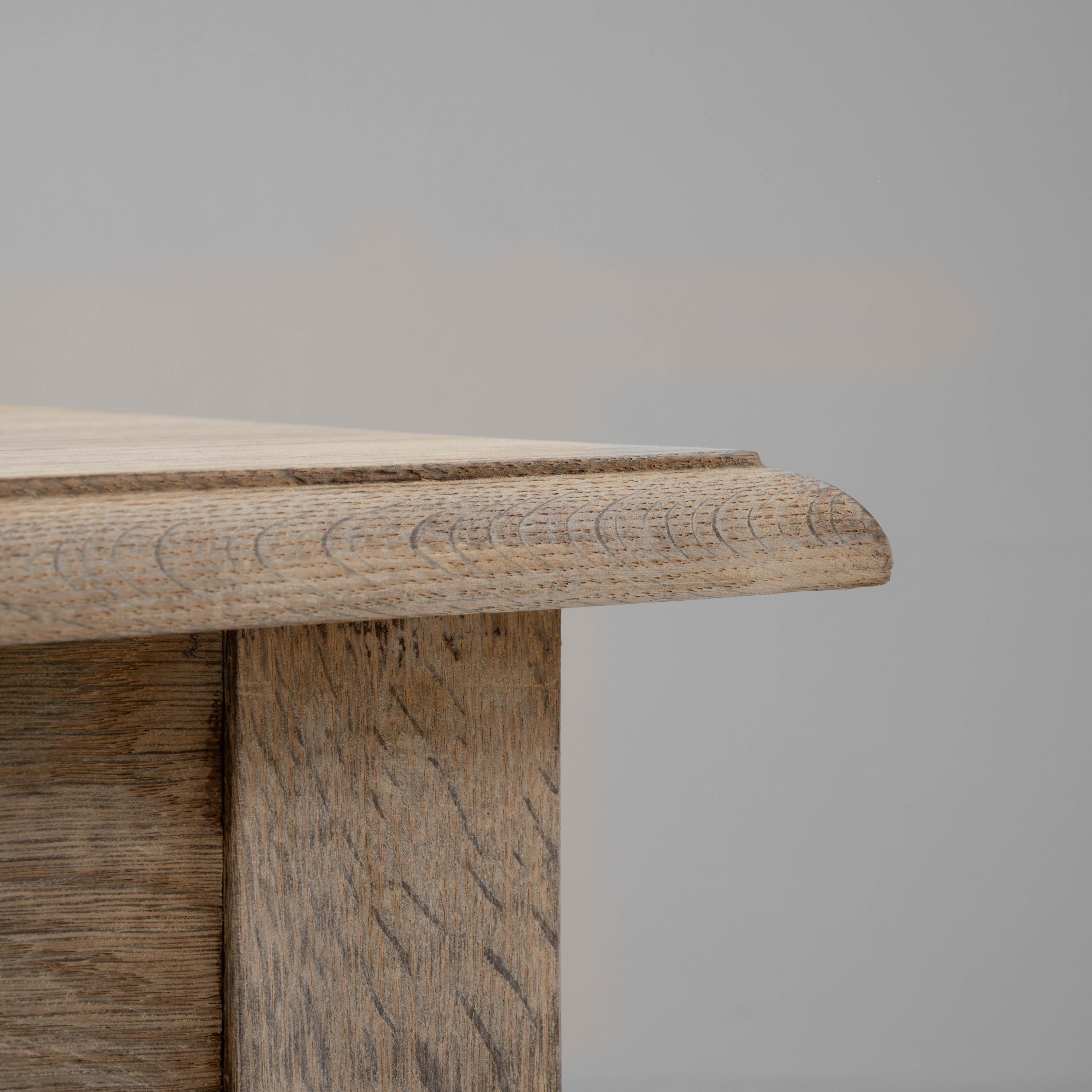 1900s Belgian Oak Side Table 2