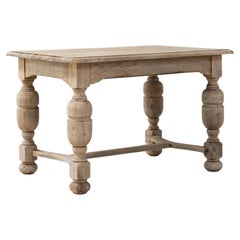 1900s Belgian Oak Side Table