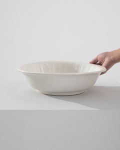 Saladier en porcelaine belge des années 1900