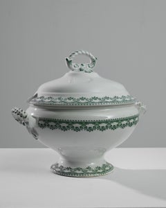 1900s Belgian Porcelain Tureen