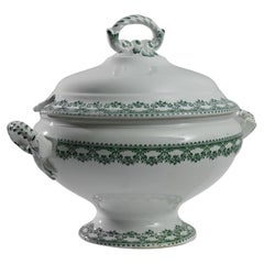 Vintage 1900s Belgian Porcelain Tureen