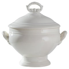 1900s, Belgian Porcelain Tureen