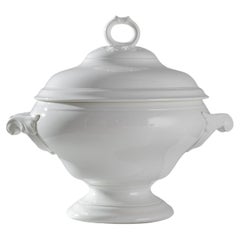 Soupière en porcelaine belge des années 1900