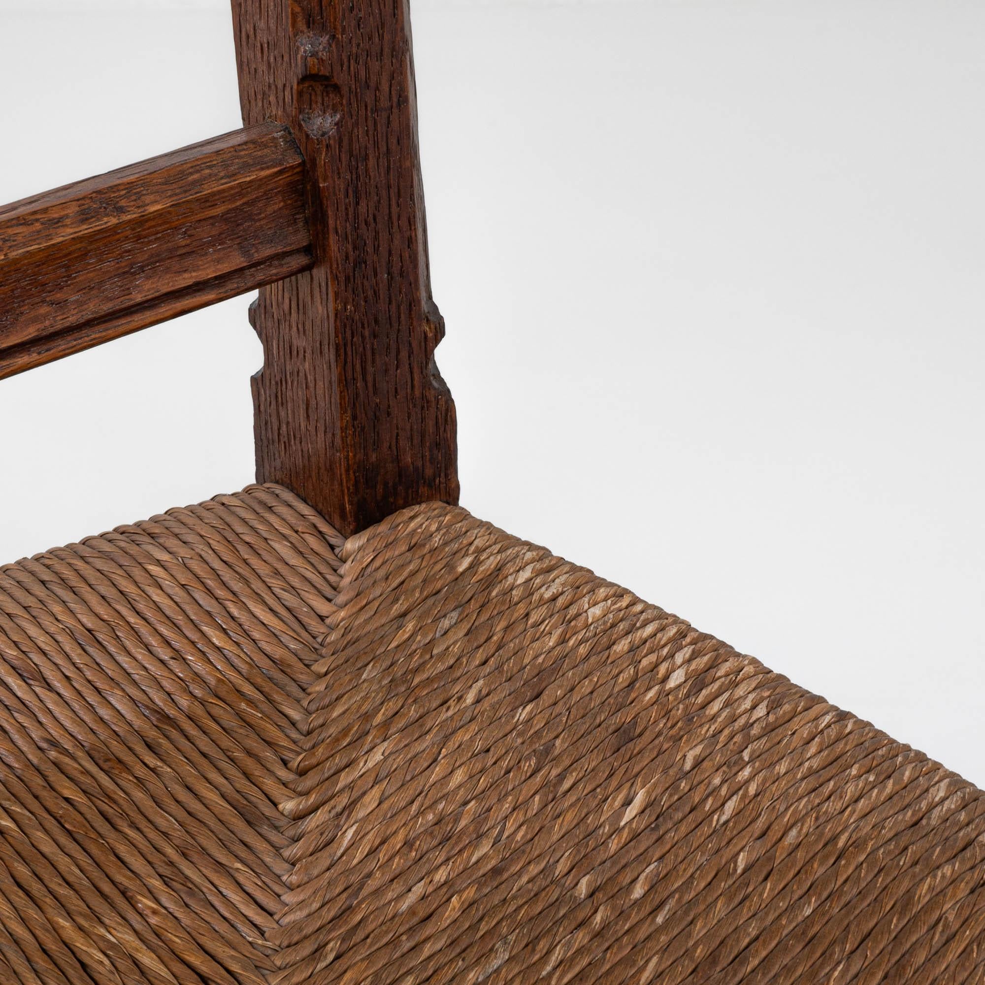 Sedia belga in legno del 1900 in vendita 6