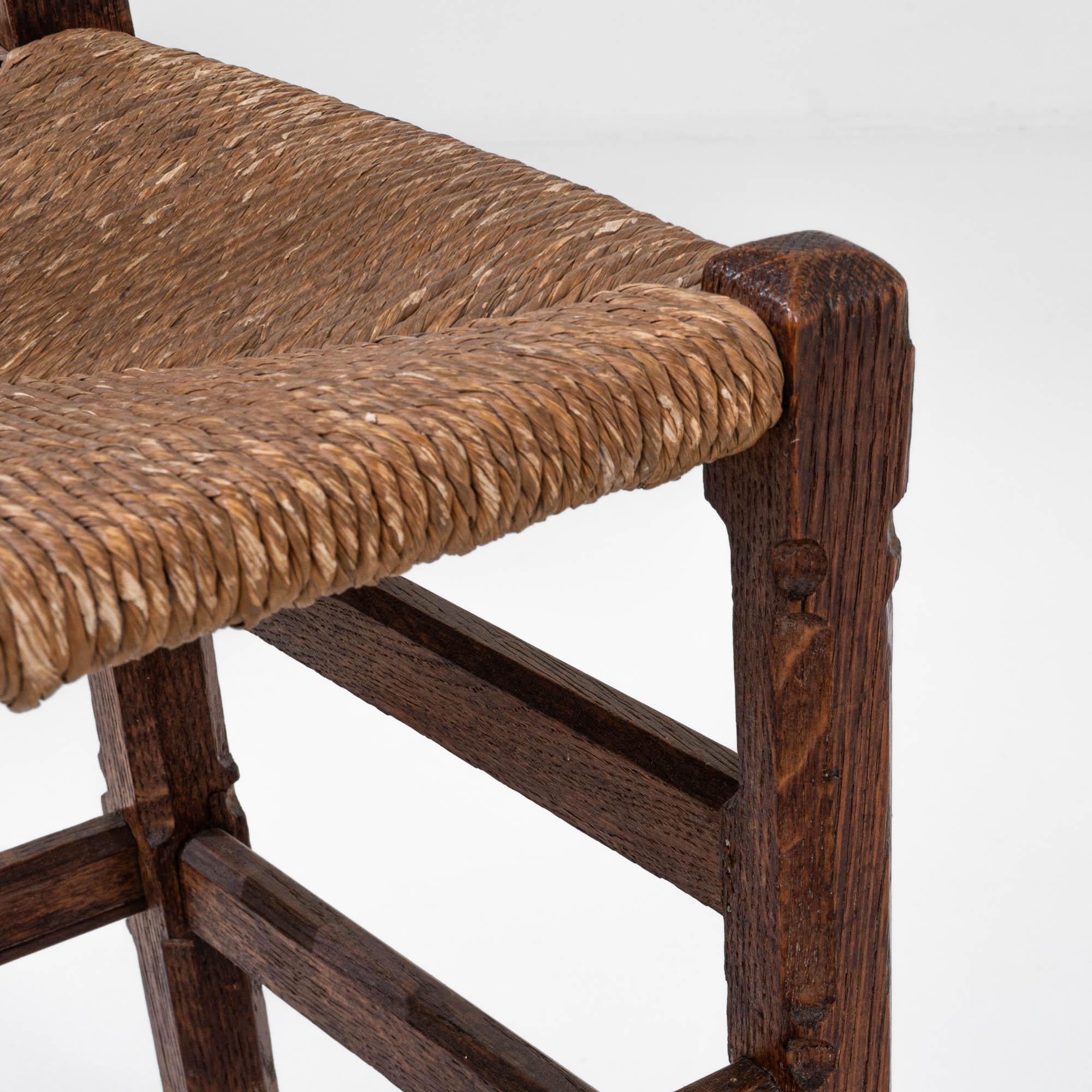 Sedia belga in legno del 1900 in vendita 7