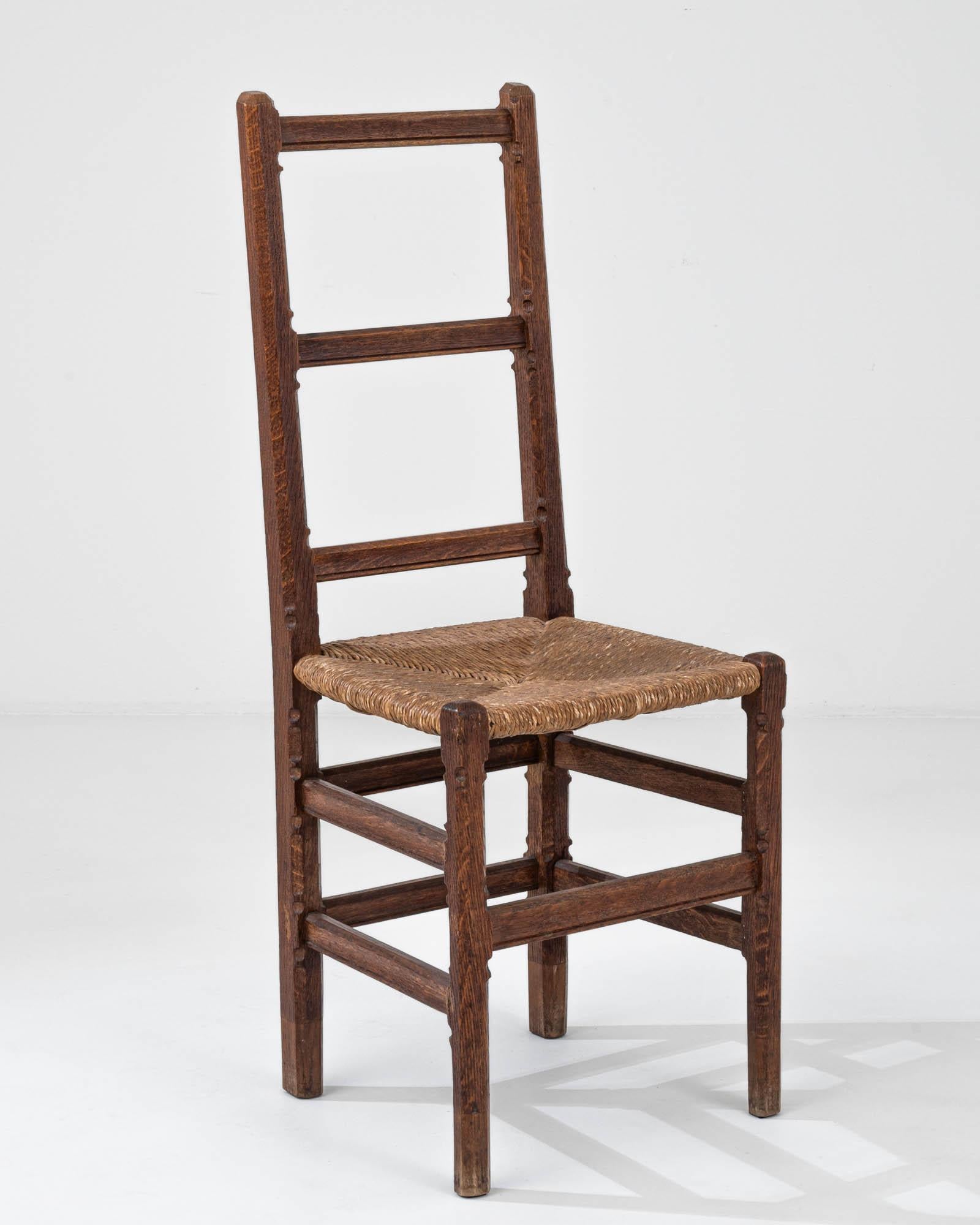 Sedia belga in legno del 1900 in vendita 3
