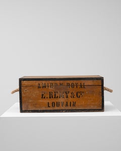 1900s Belgian Wooden Chest