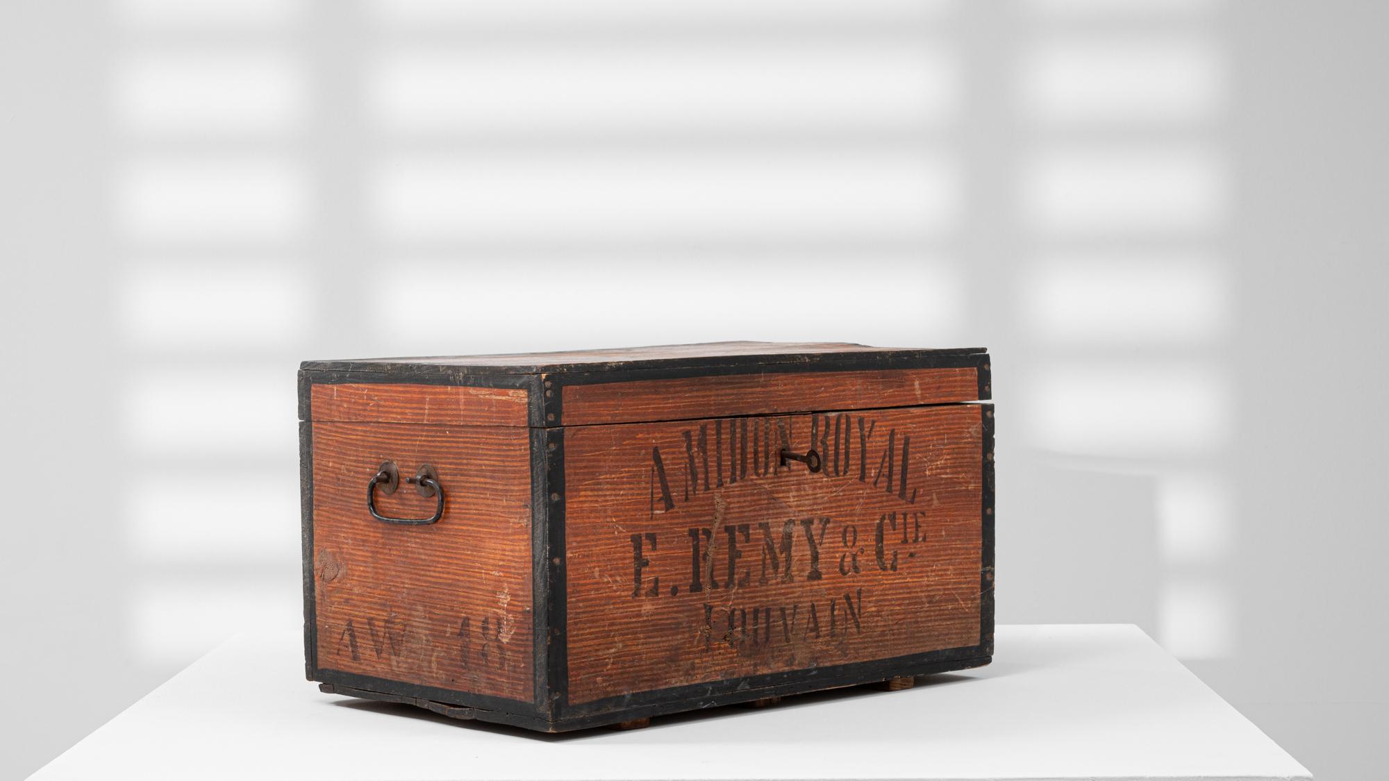 Cassapanca belga del 1900 in vendita 2