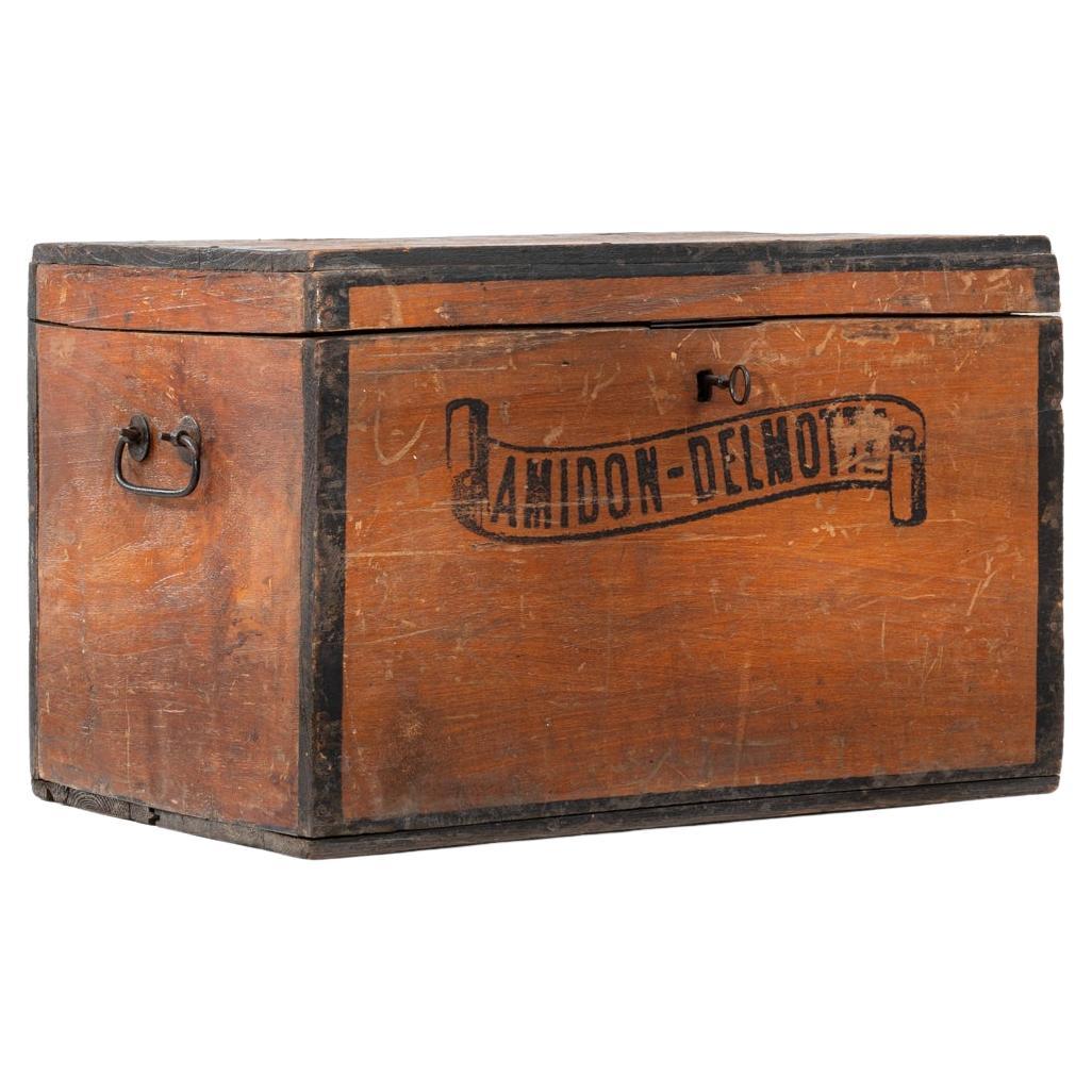 1900s Belgian Wooden Chest