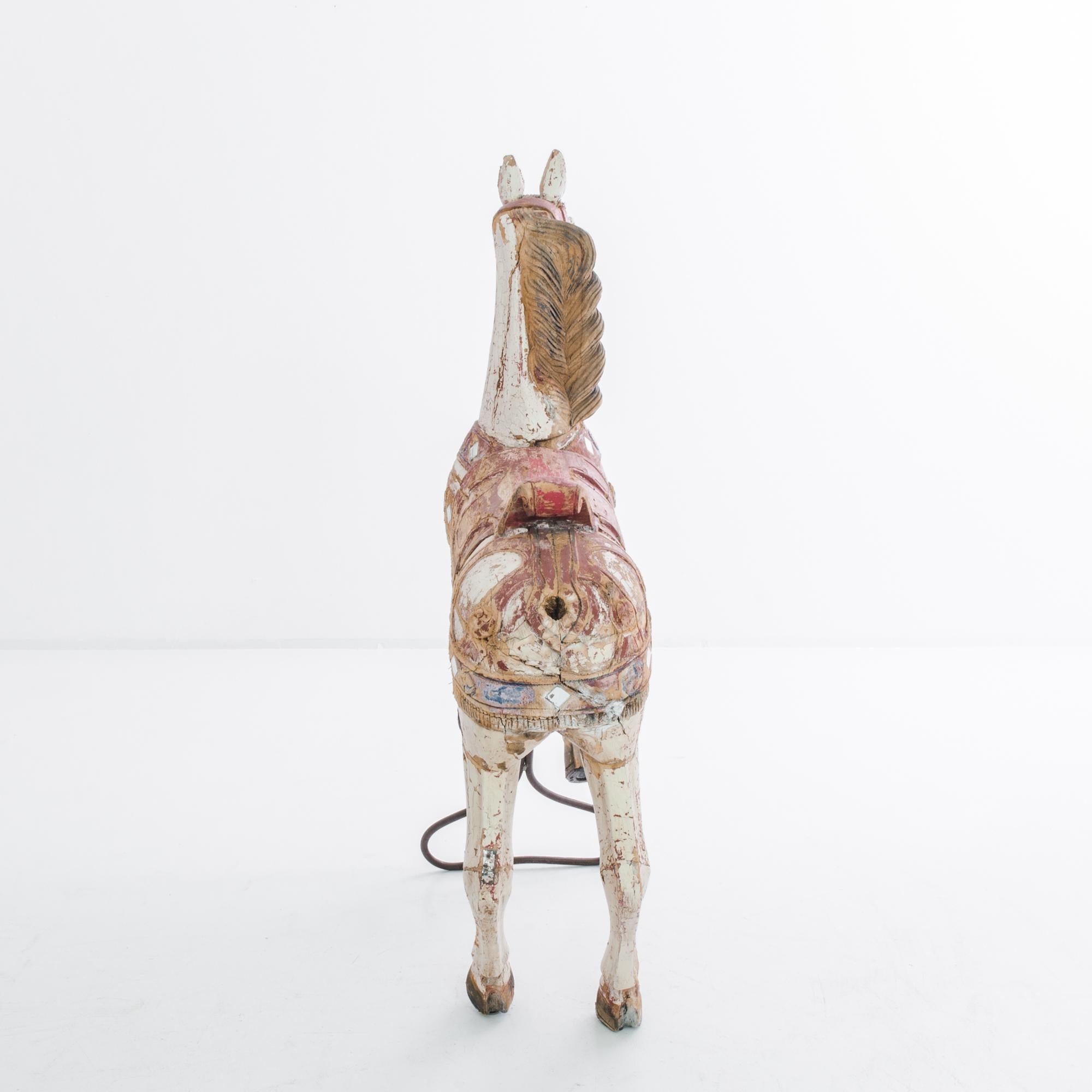 wooden horse saddle stand