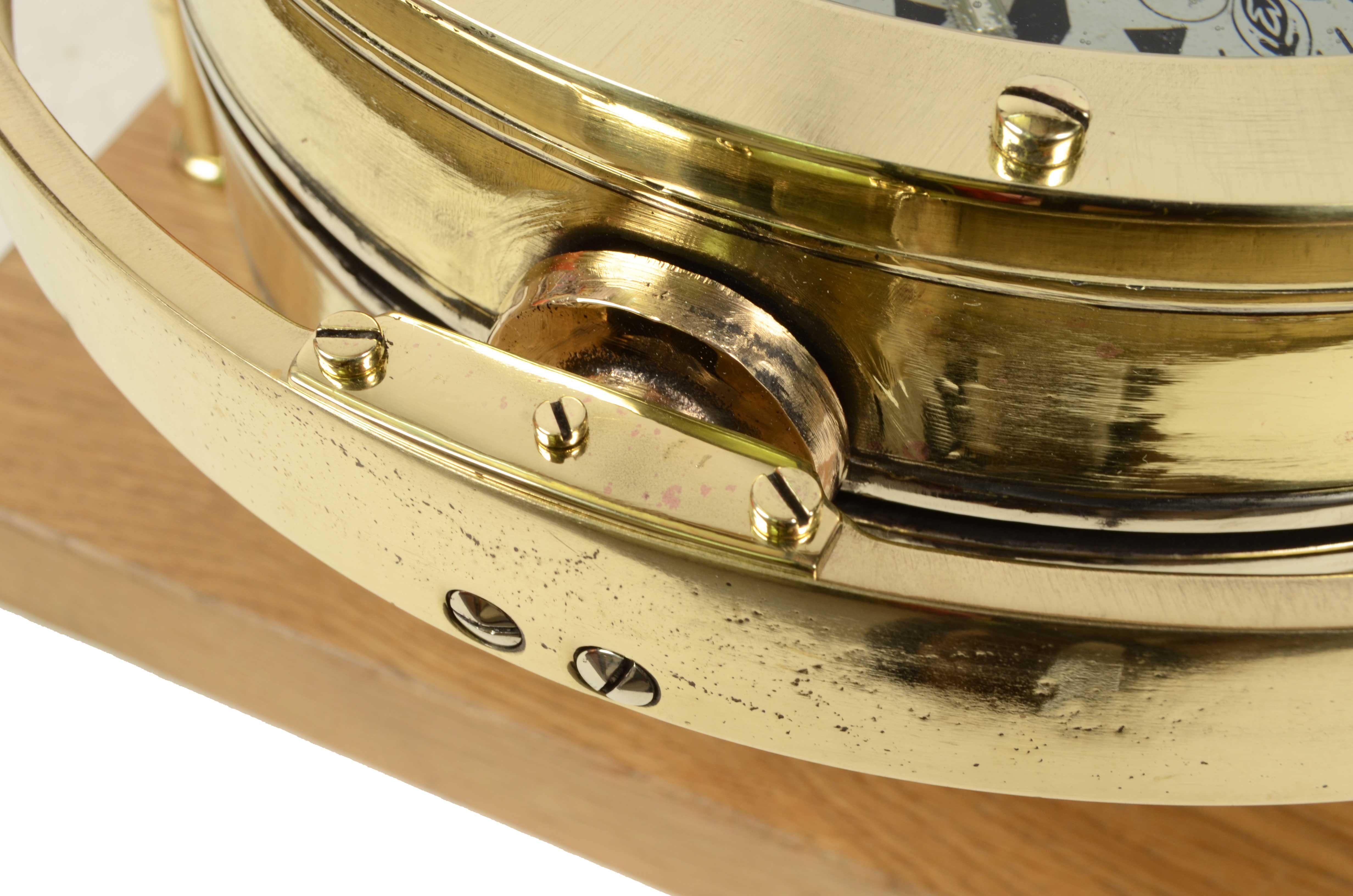 1900s, Big Magnetic Brass  Nautical Compass Antique Marine Navigation Device 9