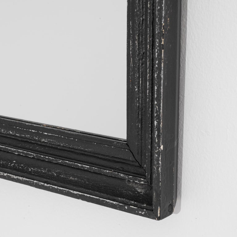 1900s Black Patinated Wall Mirror For Sale at 1stDibs