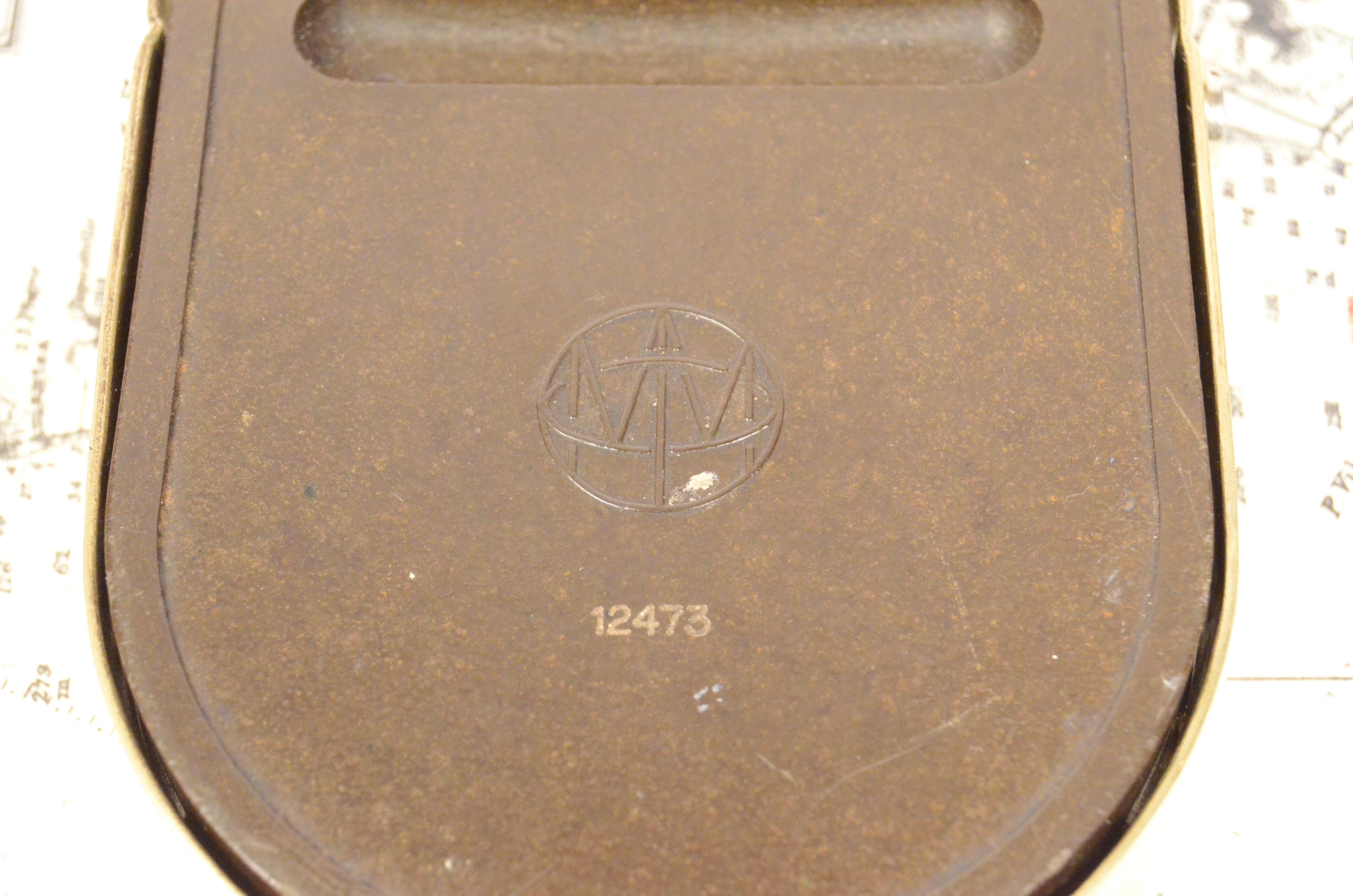 1900s Brass Bakelite Magnetic Topographer Compass Surveyor Measurement Instrumen For Sale 4