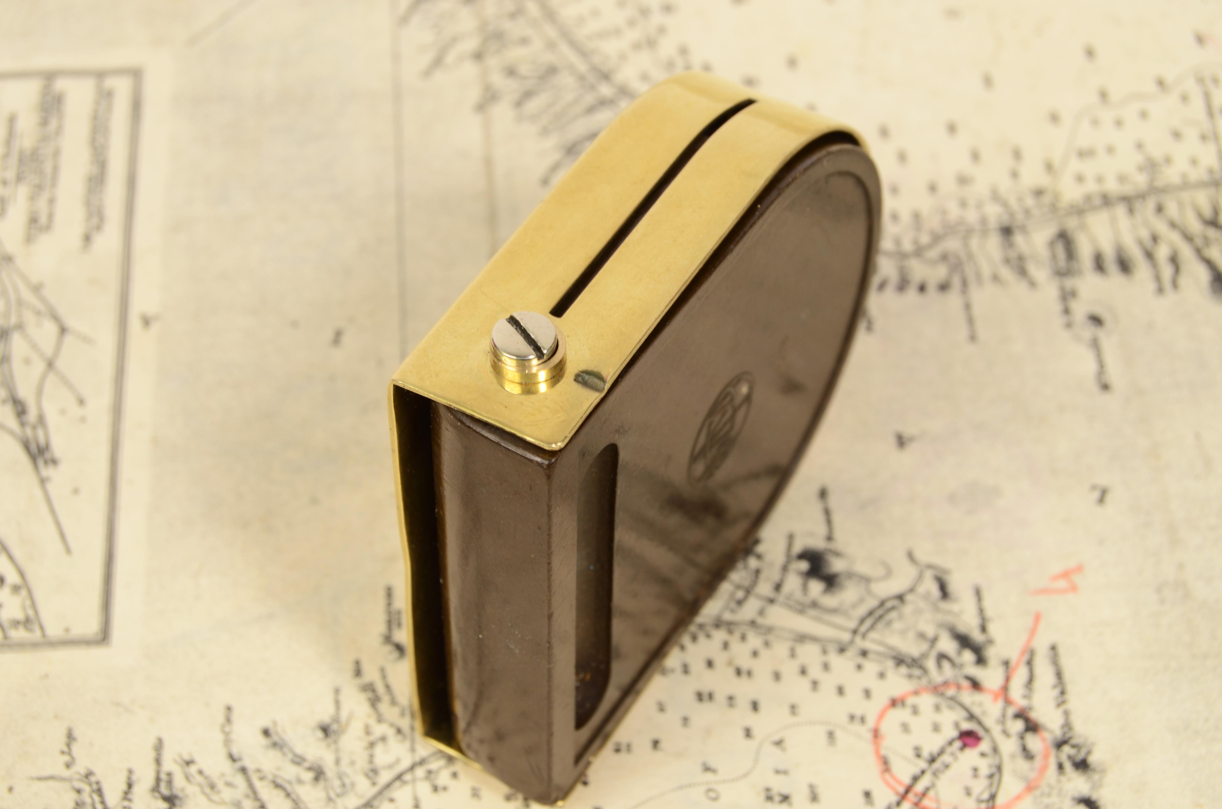 1900s Brass Bakelite Magnetic Topographer Compass Surveyor Measurement Instrumen For Sale 5