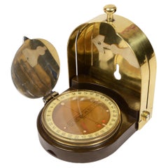 1900s Brass Bakelite Magnetic Topographer Compass Surveyor Measurement Instrumen