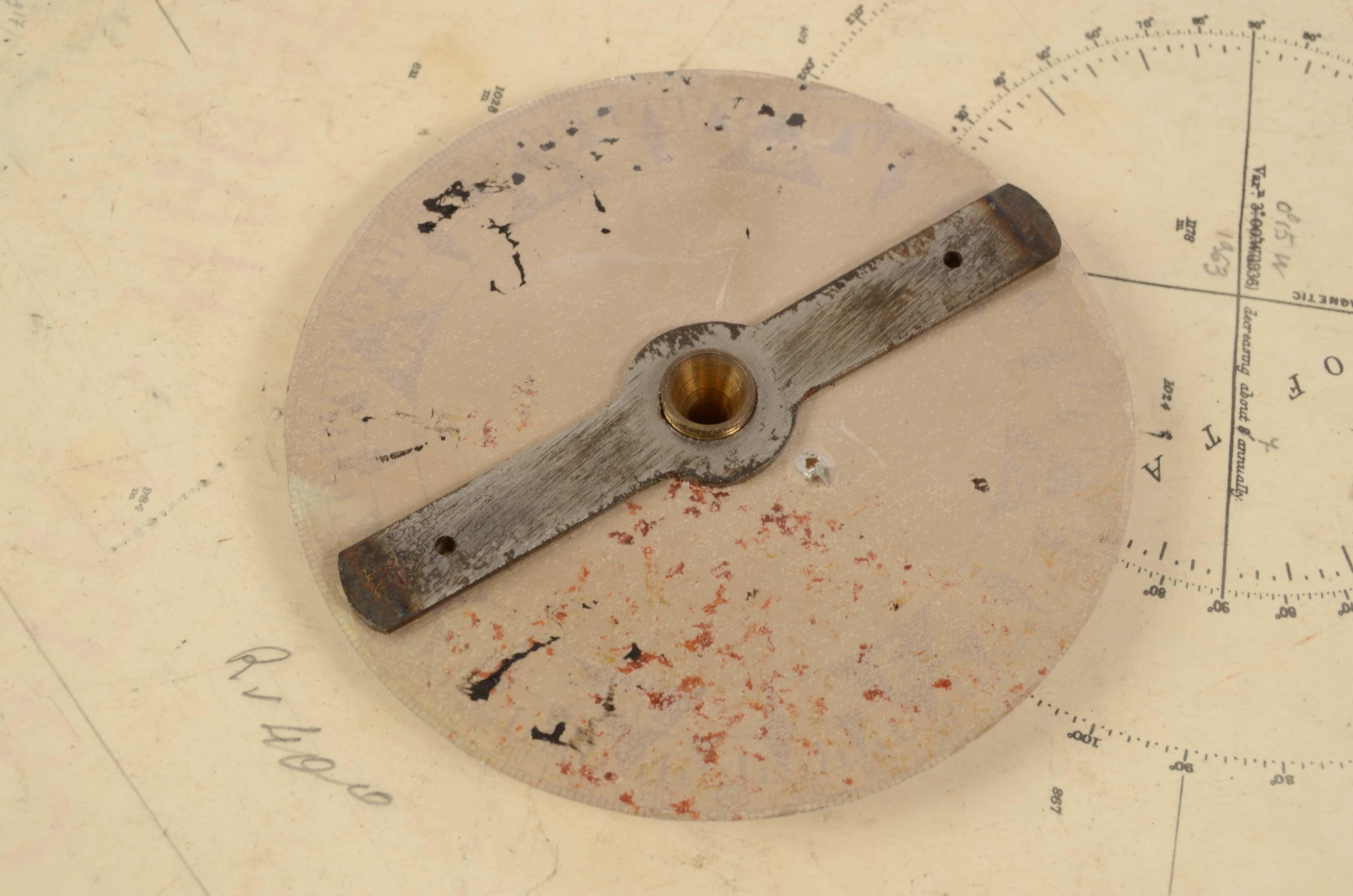 1900s Brass Magnetic Compass Signed Sestrel Antique Maritime Navigation Tool 6