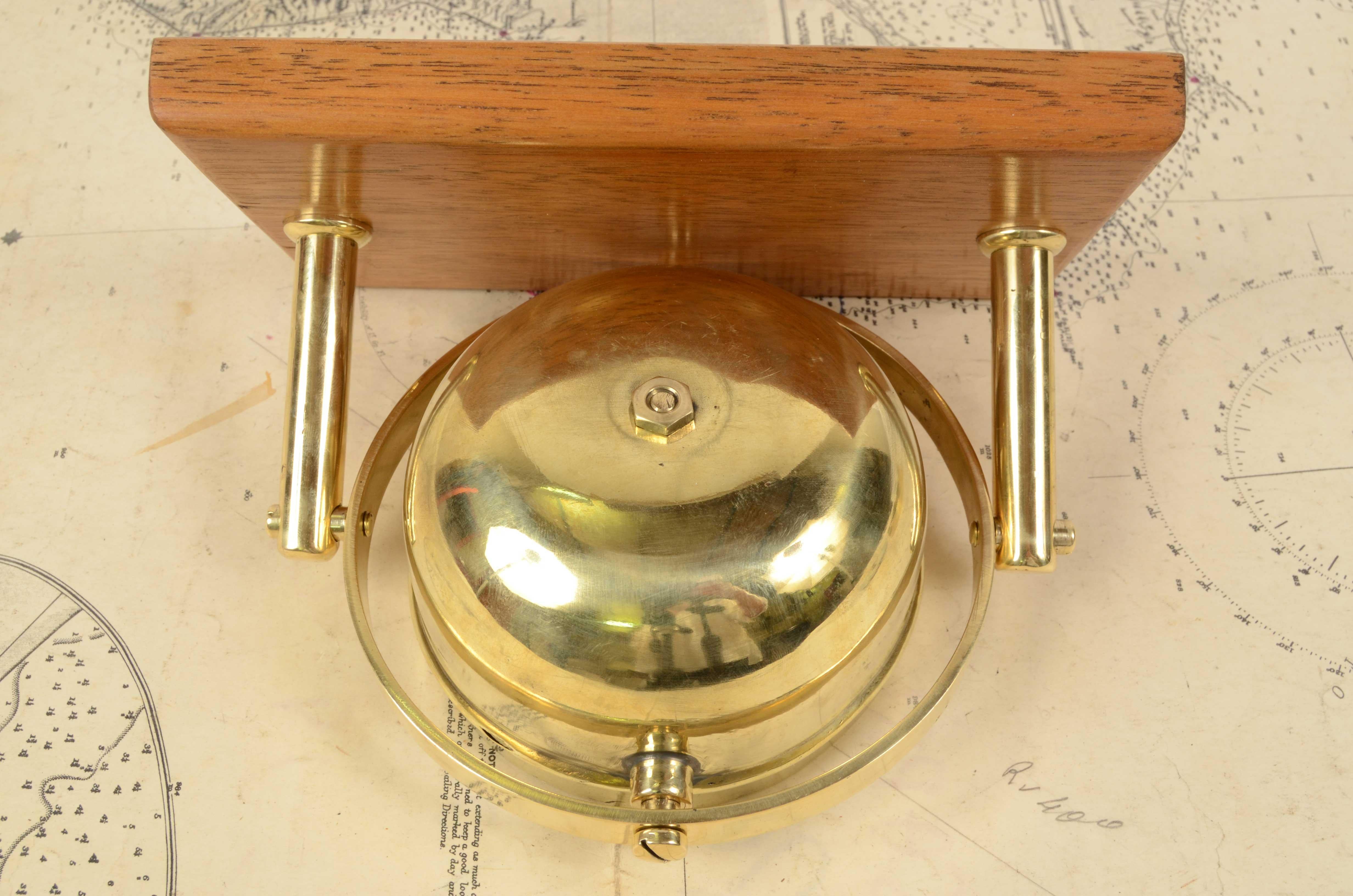 1900s Brass Magnetic Compass Signed Sestrel Antique Maritime Navigation Tool 2