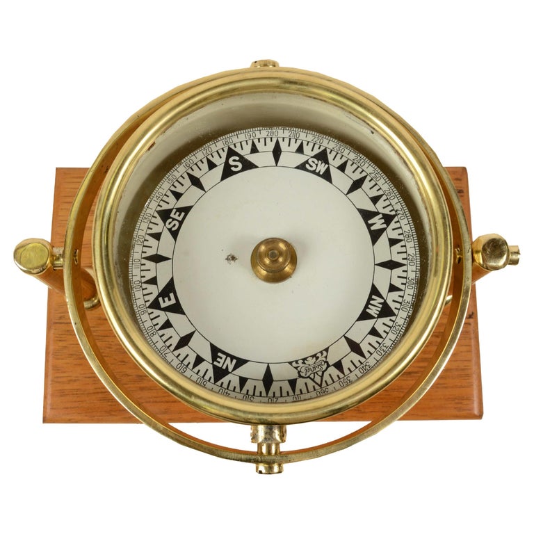 1920s Sestrel Brass Nautical Gimbal Compass Antique Maritime Navigation  Device at 1stDibs