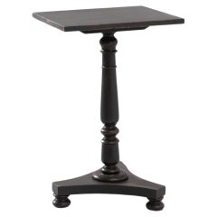 1900s British Wood Patinated Side Table