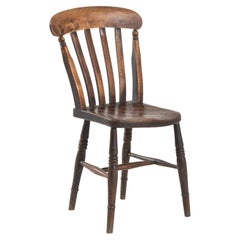 1900s British Wooden Side Chair