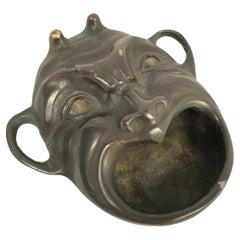 Cenicero de bronce de 1900