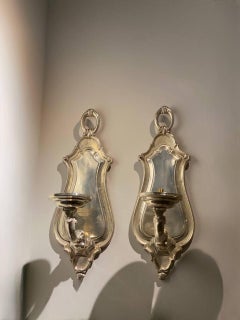 1900 Caldwell Silver Plated Sconces 1 Light
