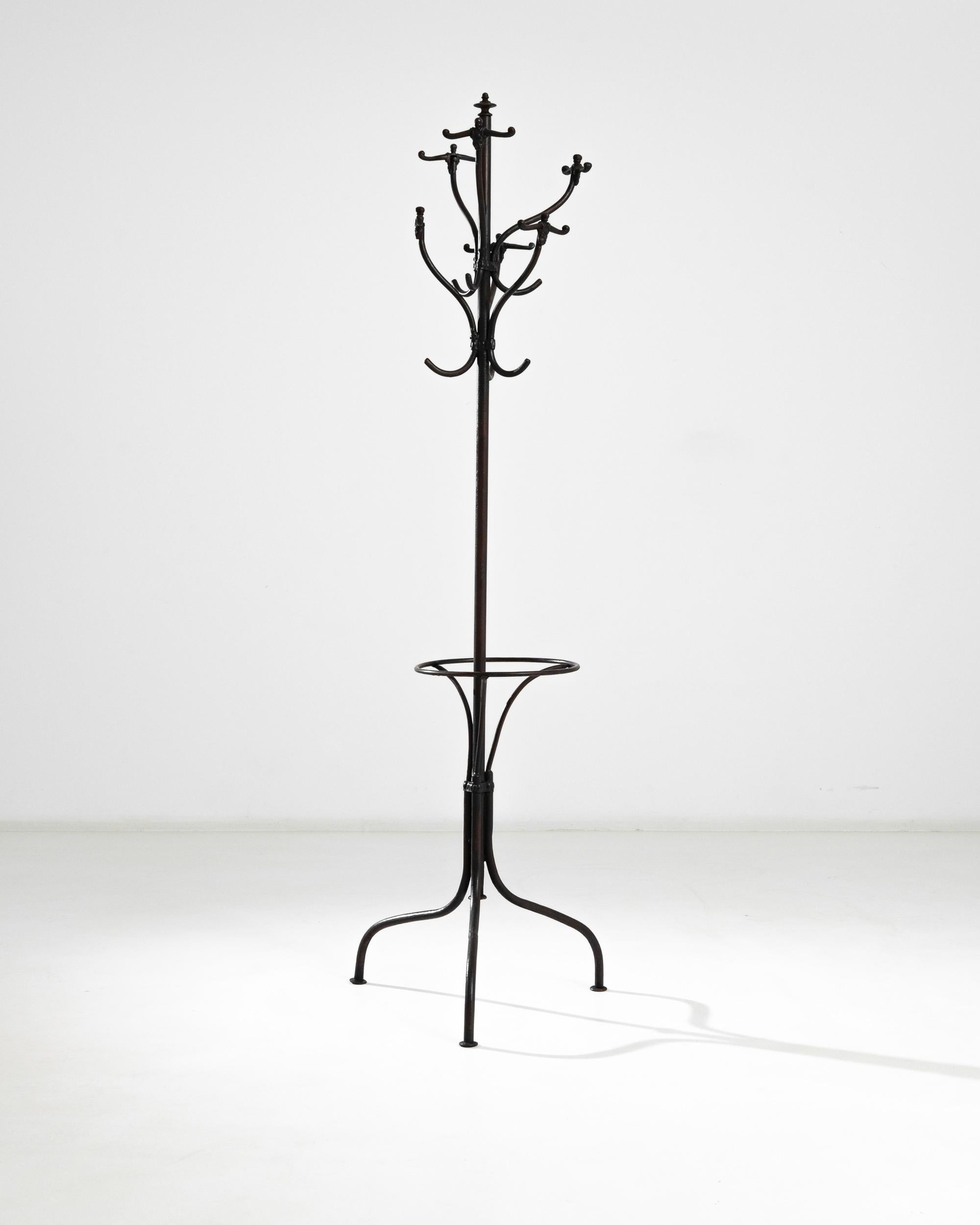 1900s, Central European Iron Coat Rack For Sale at 1stDibs