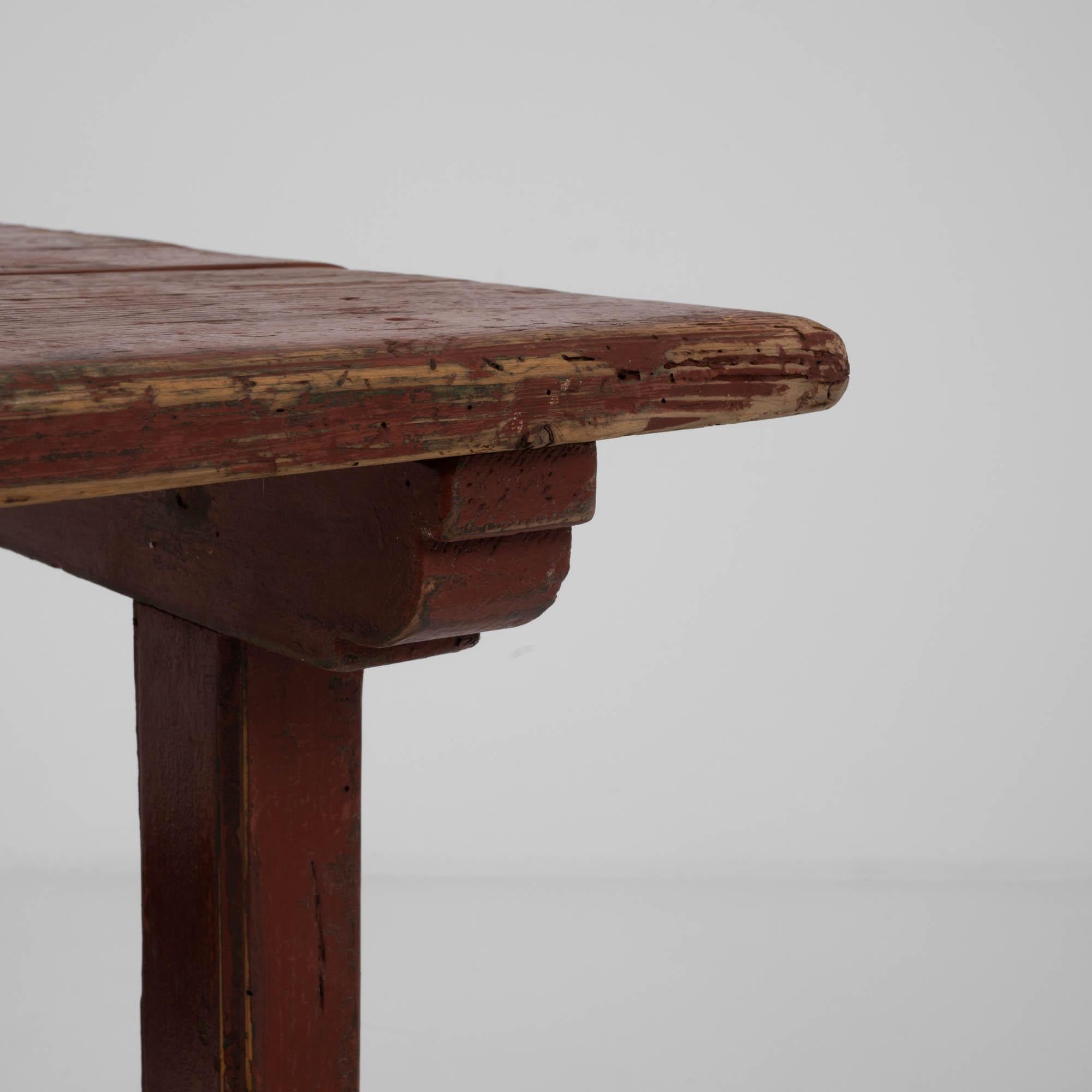 1900s Central European Wood Patinated Table For Sale 3