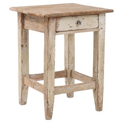 Tabouret en bois d'Europe centrale des années 1900