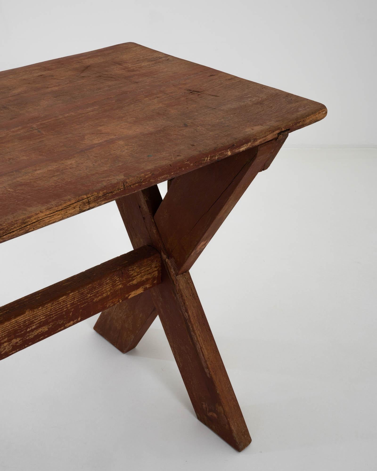 1900s Central European Wooden Table For Sale 1