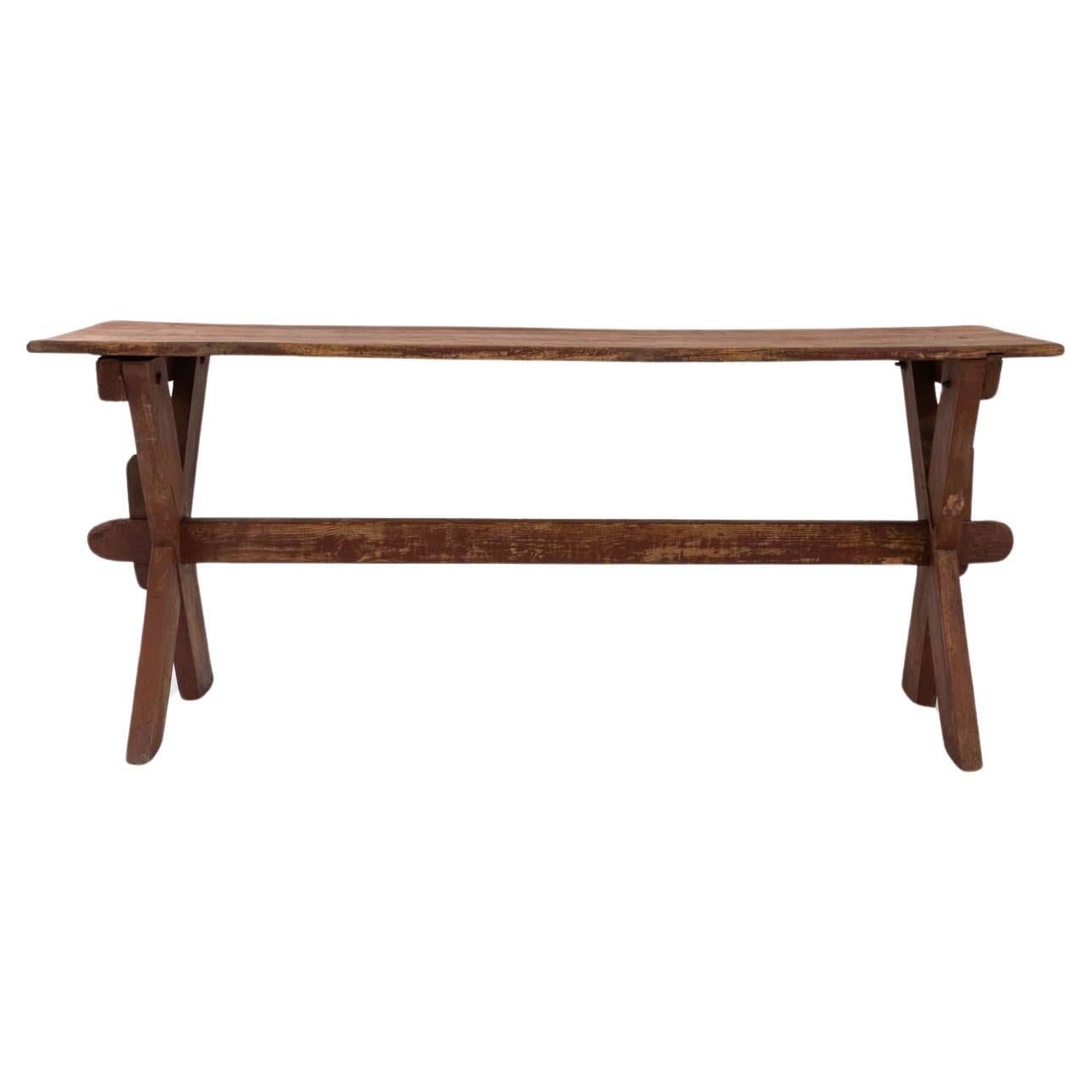 1900s Central European Wooden Table For Sale