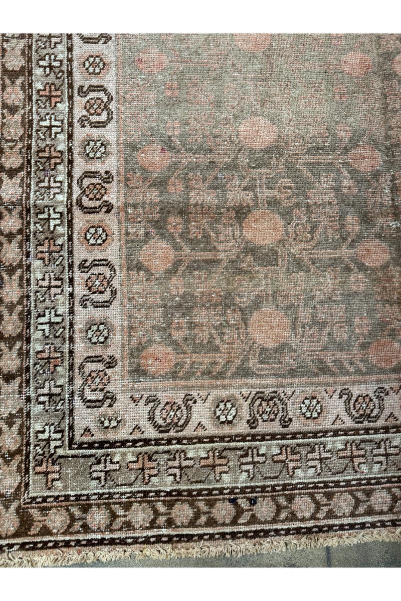 1900er Jahrhundert Antike Samarkand Teppich 11,6 
