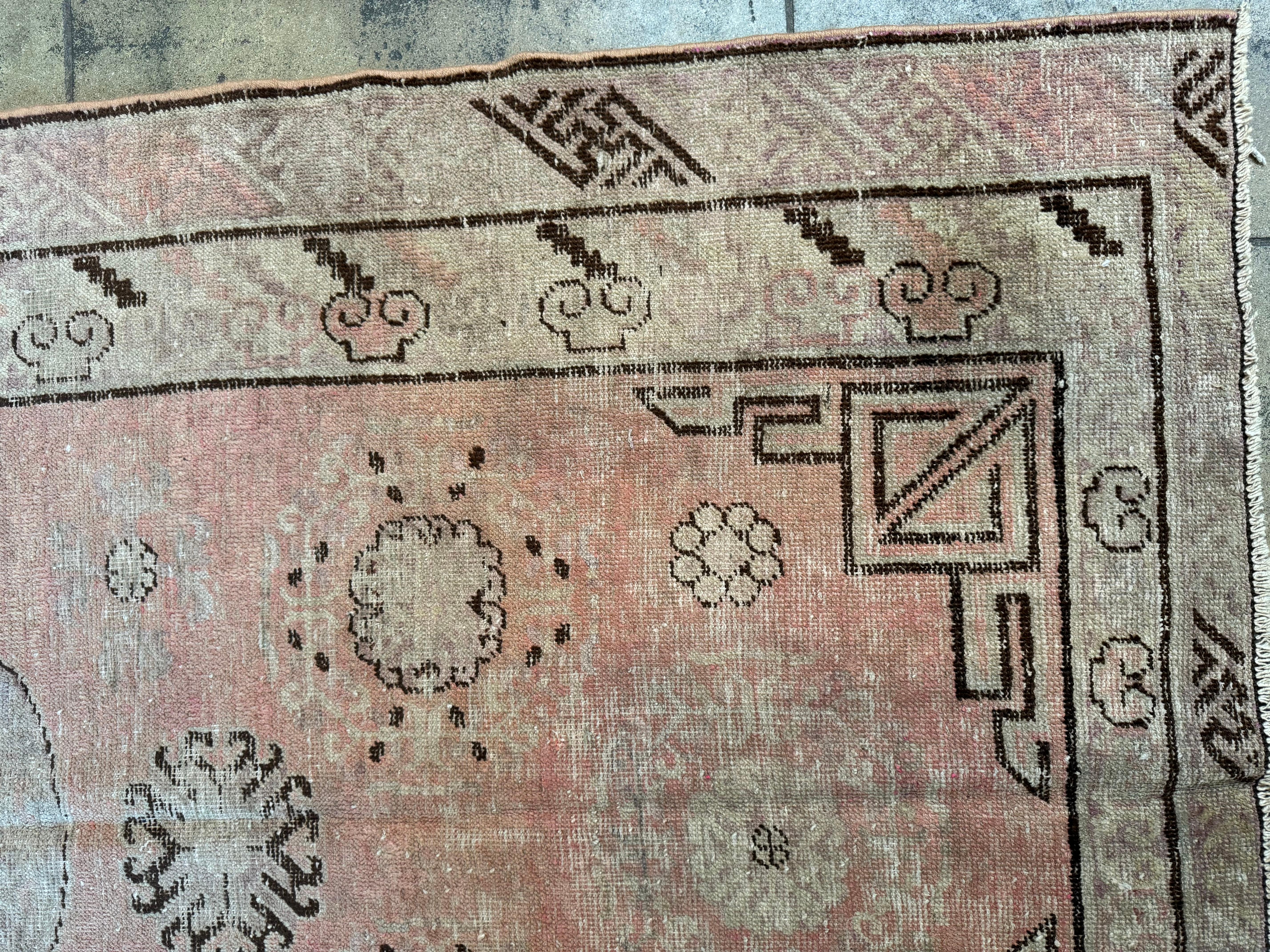 1900er Jahrhundert Antike Samarkand Teppich 6,1 